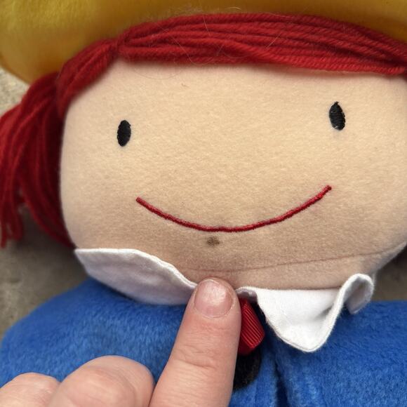 Madame Alexander Plush Madeline 18" Doll 2006 with Coat Adorable School Girl - Picture 2 of 6